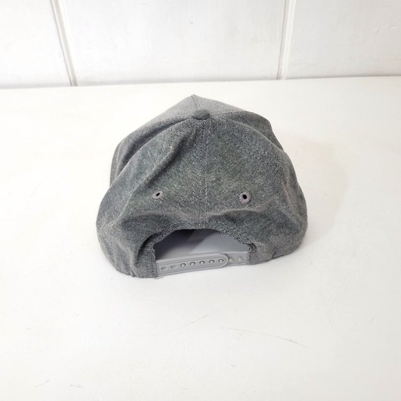 d. Hudson Designs Gray Snapback Cap NWT - Picture 7 of 8
